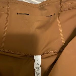 Lululemon leggings size 20. Worn twice